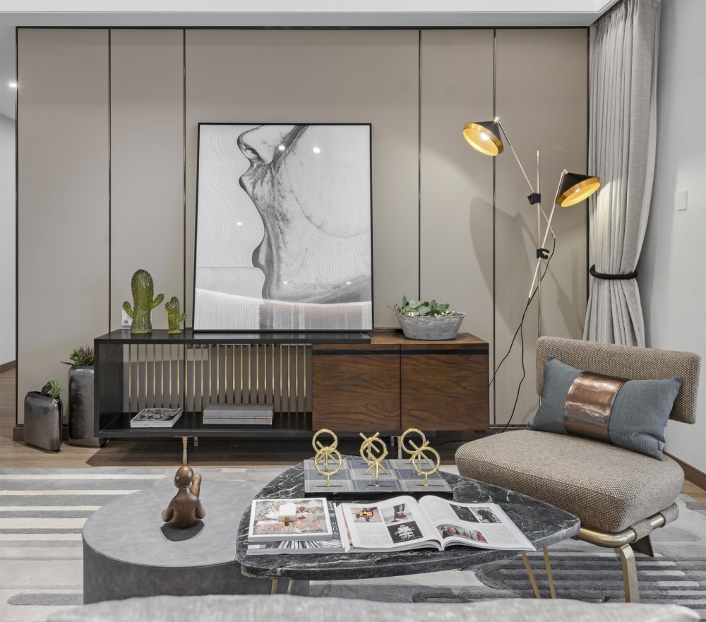 現(xiàn)代簡約風(fēng)格室內(nèi)設(shè)計家裝案例-客廳電視背景墻 現(xiàn)代簡約風(fēng)格室內(nèi)設(shè)計家裝案例-客廳電視背景墻