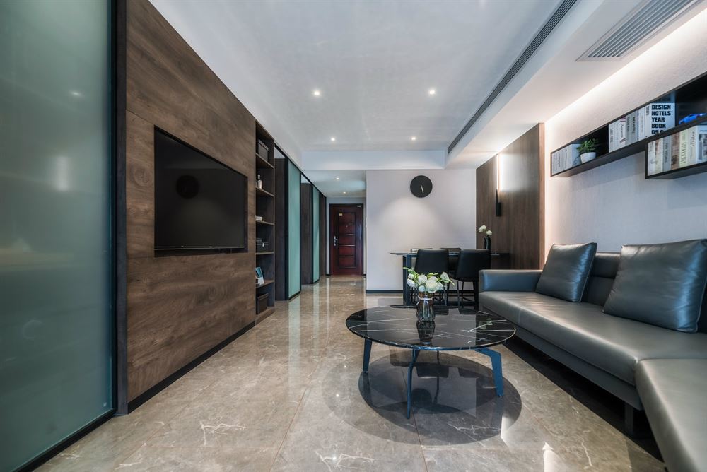 廣州市東方新世界美式風格三居室裝修案例