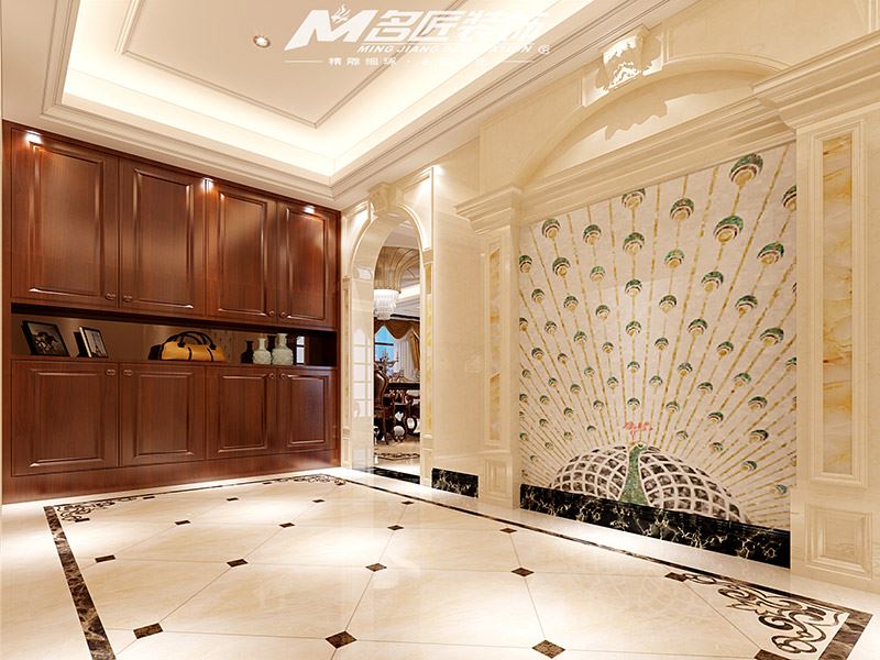 揭陽市創裕花園歐式風格四居室裝修案例