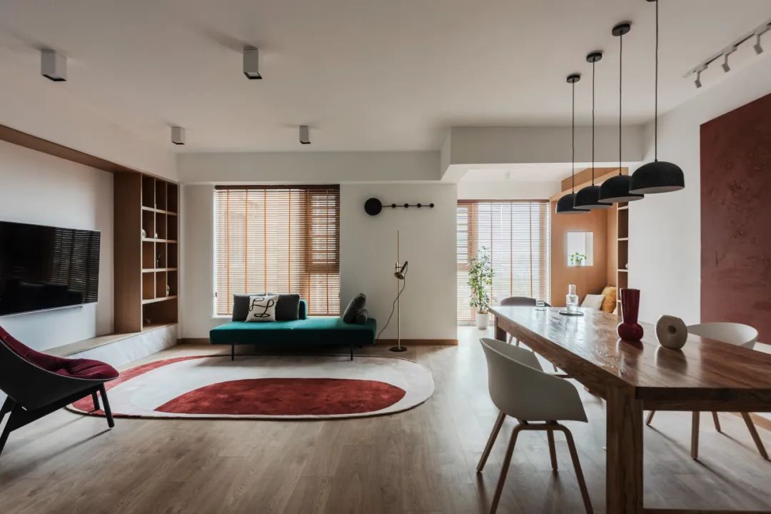 現代原木風格室內設計家裝案例-客廳 現代原木風格室內設計家裝案例-客廳