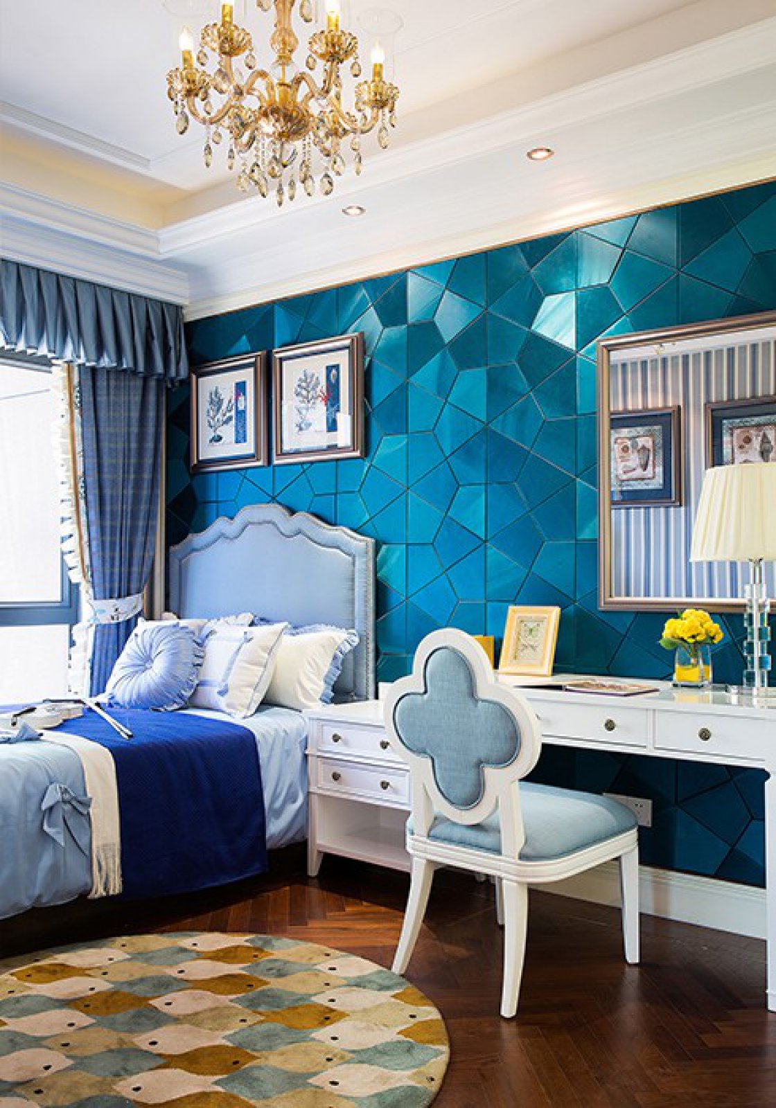 佛山裝修公司歐式田園風格室內(nèi)裝修效果圖-次臥 佛山裝修公司歐式田園風格室內(nèi)裝修效果圖-次臥