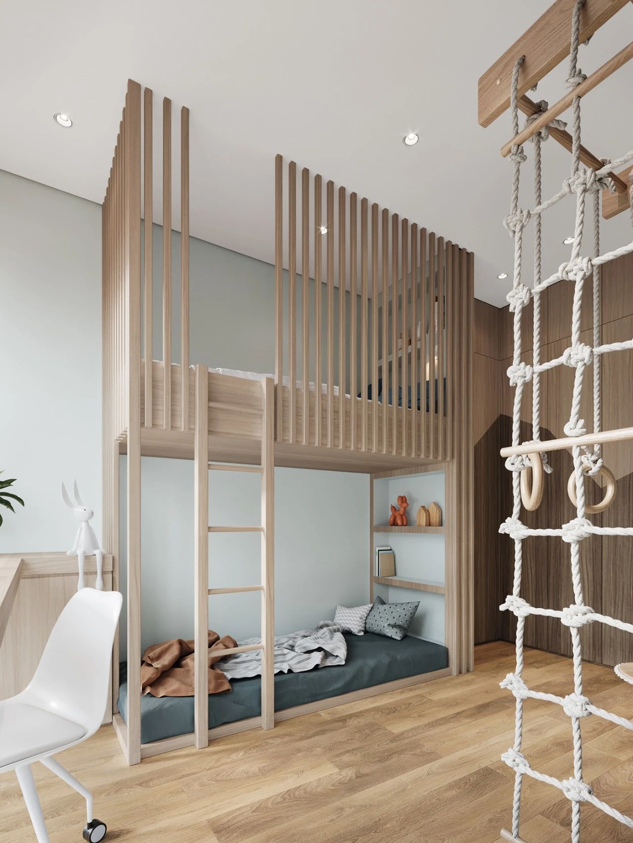 現代素雅風格室內設計家裝案例-次臥 現代素雅風格室內設計家裝案例-次臥