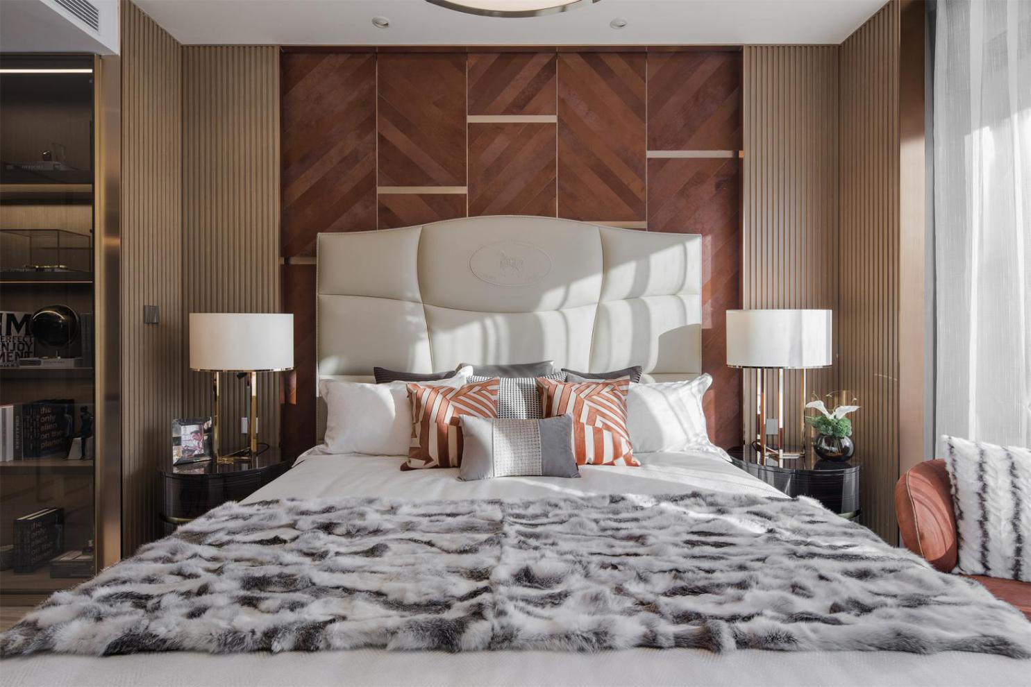 歐式輕奢風格室內設計家裝案例-臥室 歐式輕奢風格室內設計家裝案例-臥室