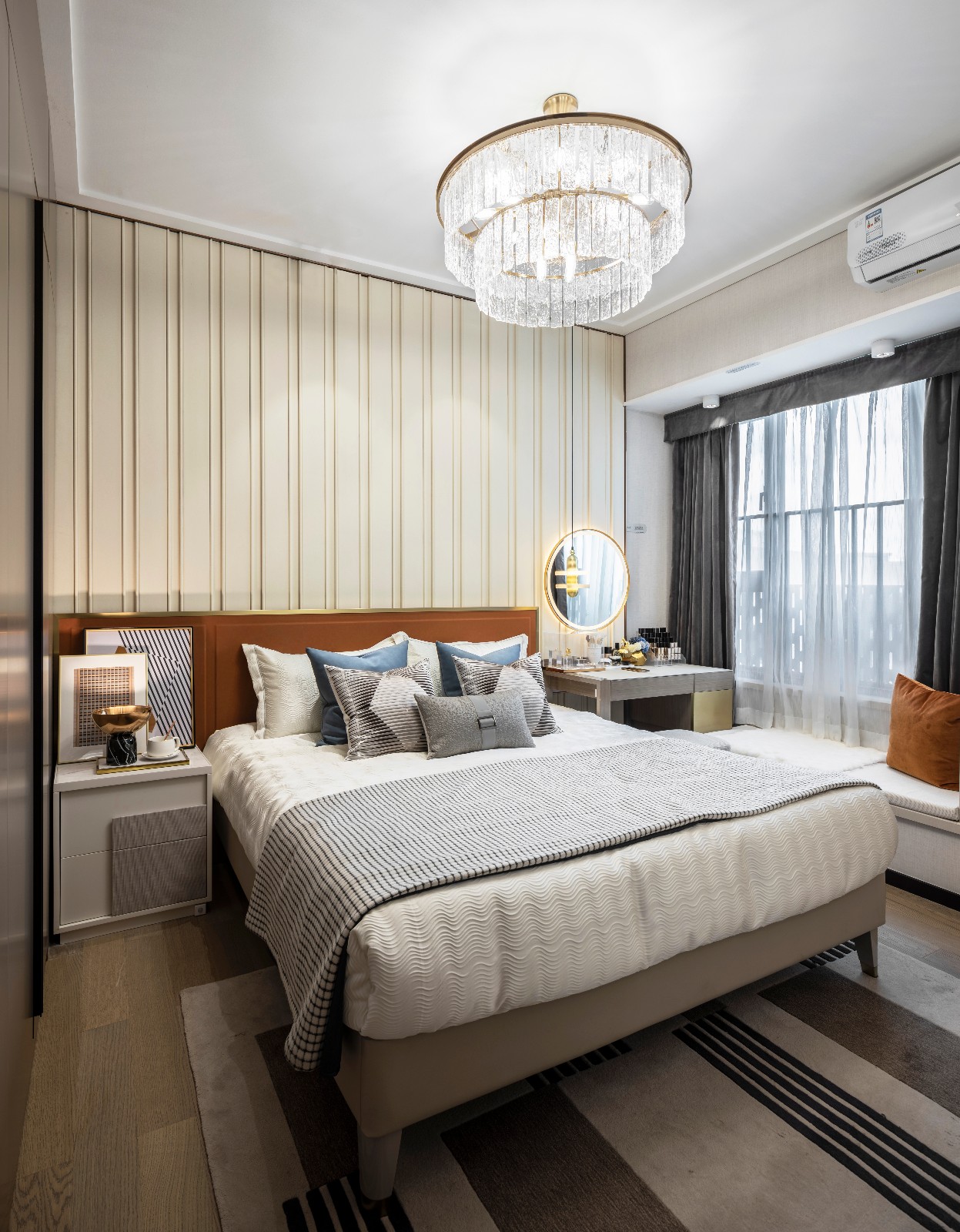 現代簡約風格室內設計家裝案例-臥室 現代簡約風格室內設計家裝案例-臥室