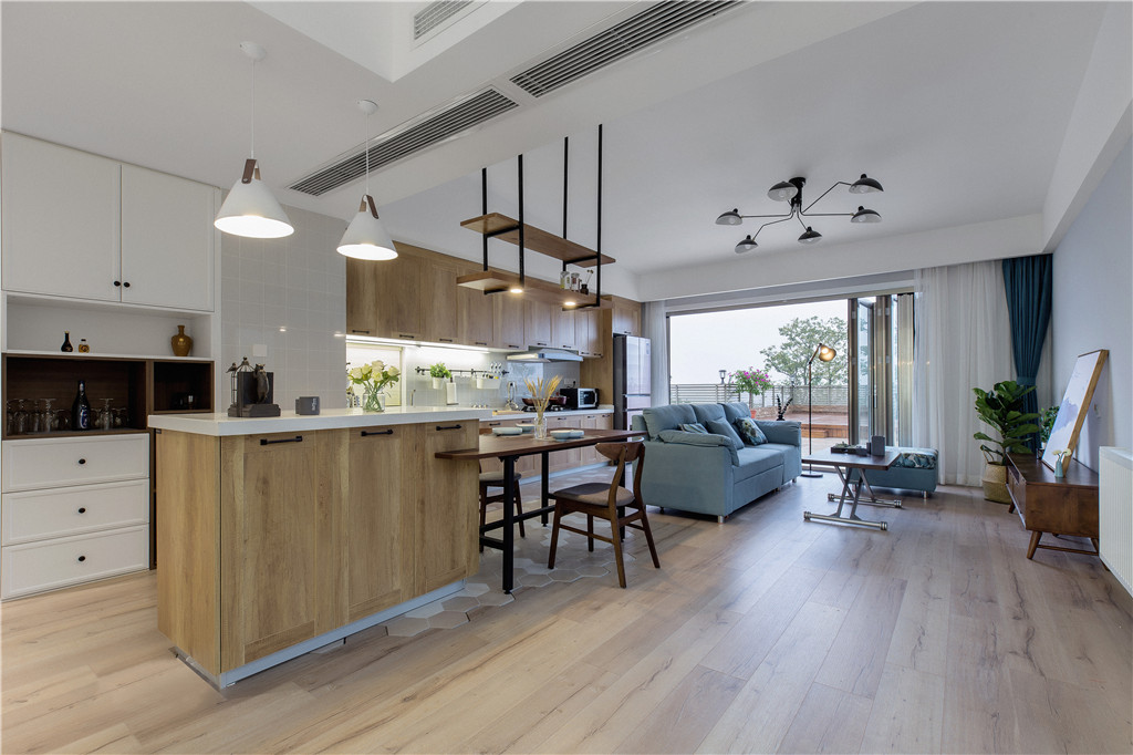 棲霞熙園三居136平米北歐風格裝修案例-客廳 棲霞熙園三居136平米北歐風格裝修案例-客廳