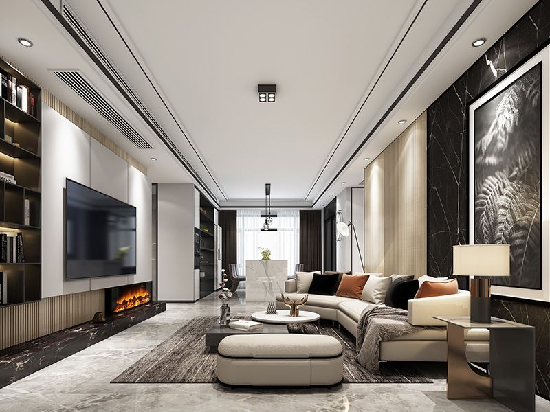 常州市綠地峰云匯·武宜瓏庭現代簡約風格三居室裝修案例