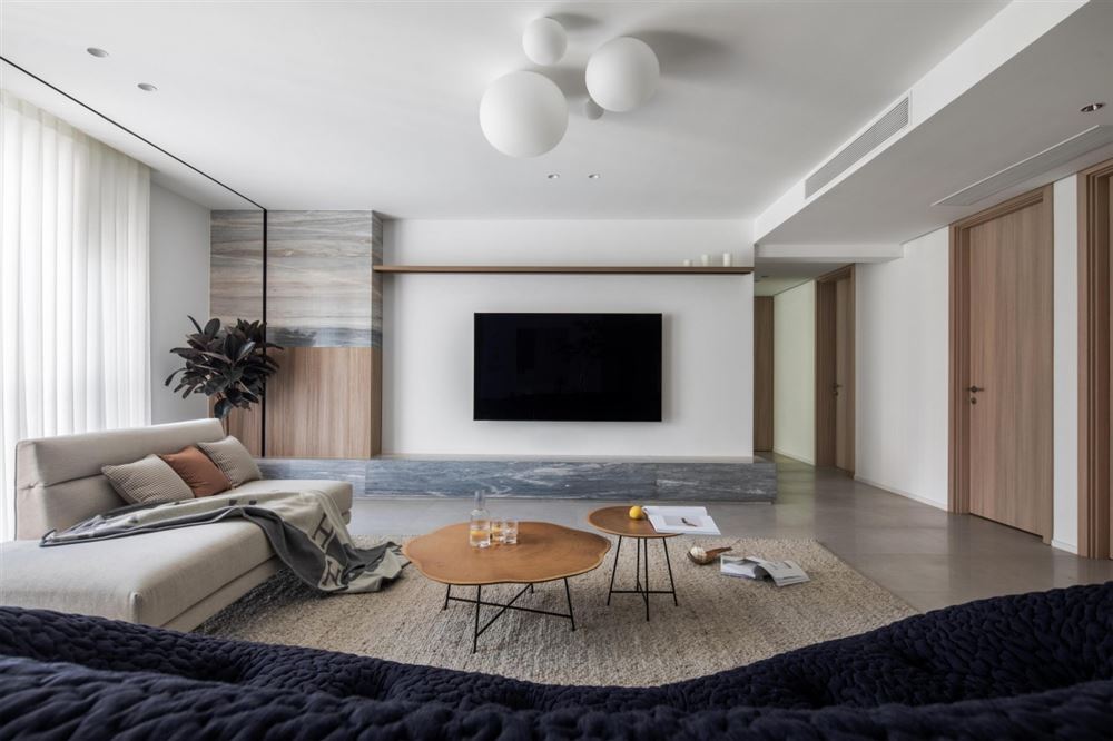 潮州市海潤匯璟現代簡約風格三居室裝修案例