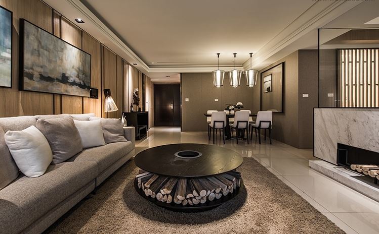 湛江市新澳城市花園現(xiàn)代風格四居室裝修案例