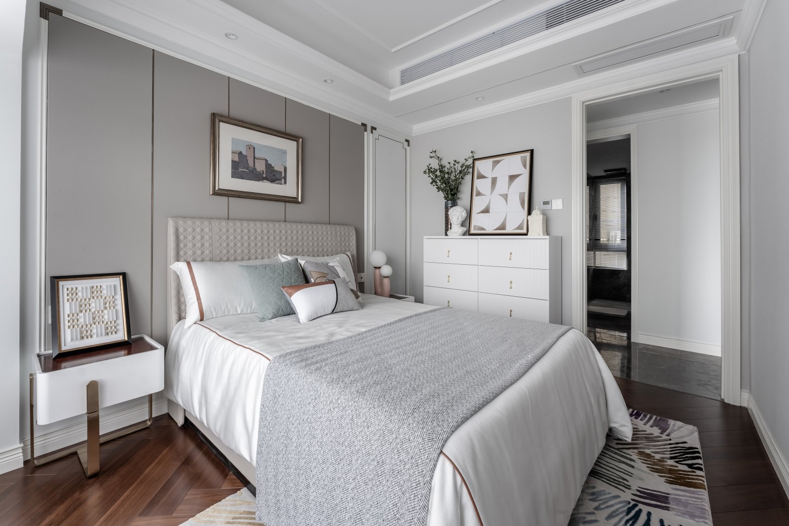 簡歐輕奢風格室內設計家裝案例-次臥 簡歐輕奢風格室內設計家裝案例-次臥