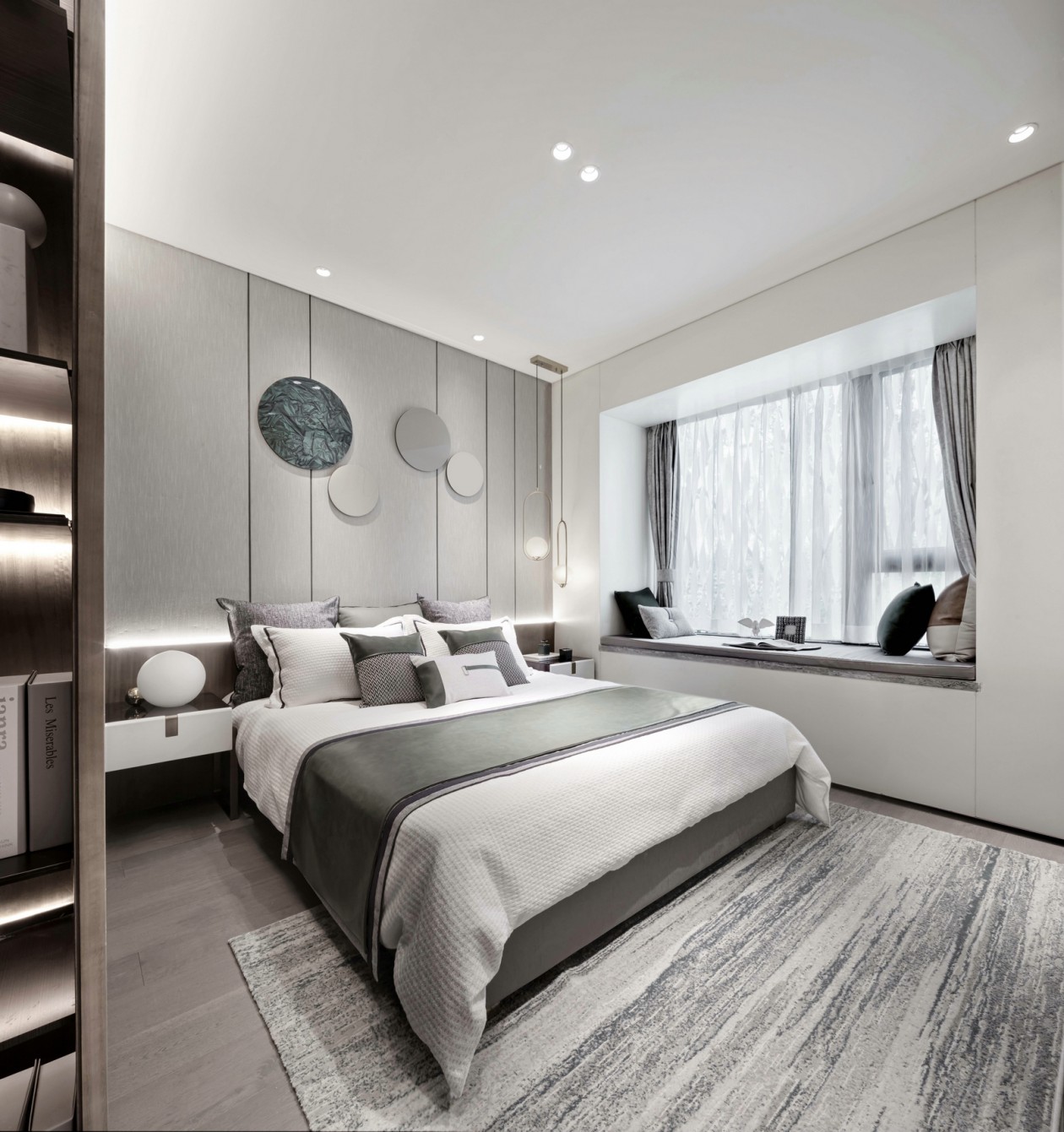 現(xiàn)代輕奢風格室內(nèi)設計家裝案例-次臥 現(xiàn)代輕奢風格室內(nèi)設計家裝案例-次臥