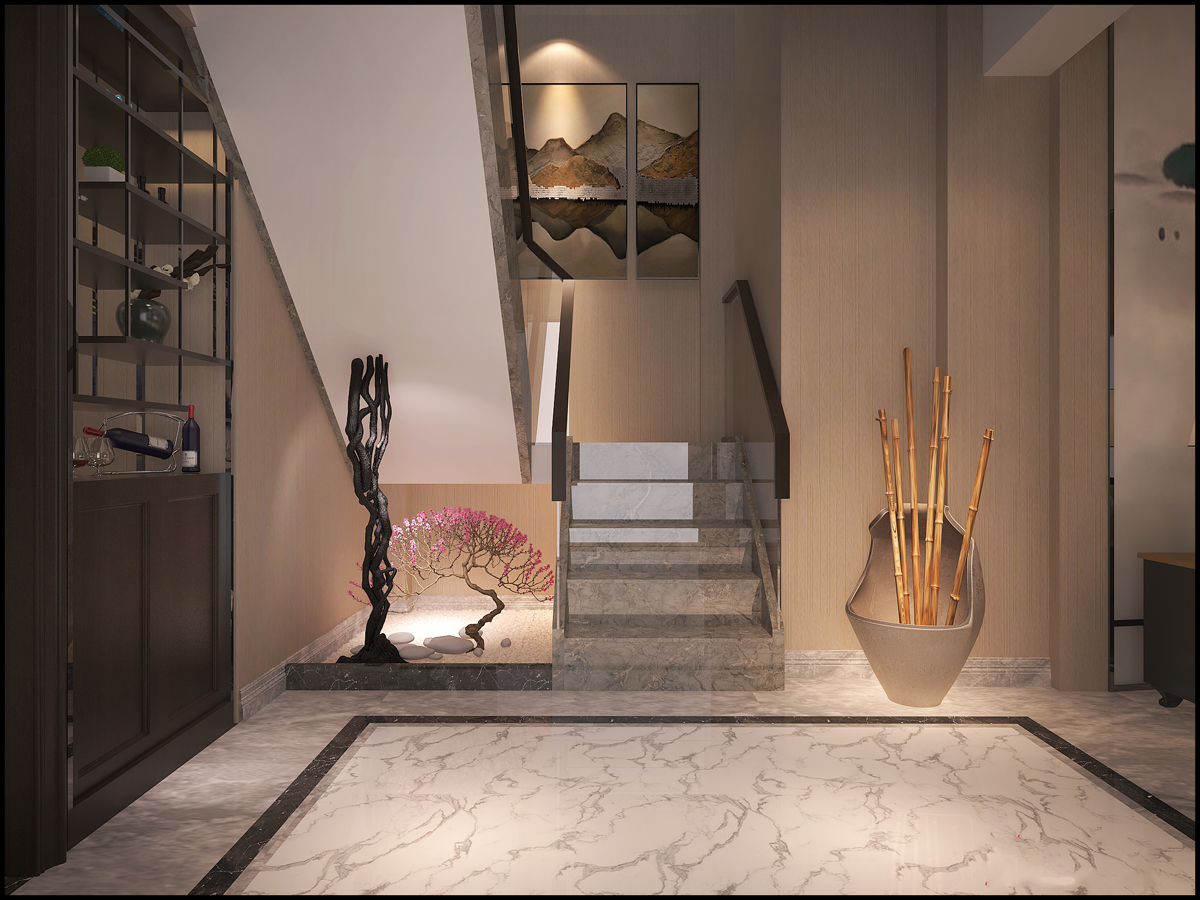 現(xiàn)代前衛(wèi)風(fēng)格室內(nèi)裝修效果圖-國(guó)際花園城芙蓉苑三居156平米-樓梯間 現(xiàn)代前衛(wèi)風(fēng)格室內(nèi)裝修效果圖-國(guó)際花園城芙蓉苑三居156平米-樓梯間