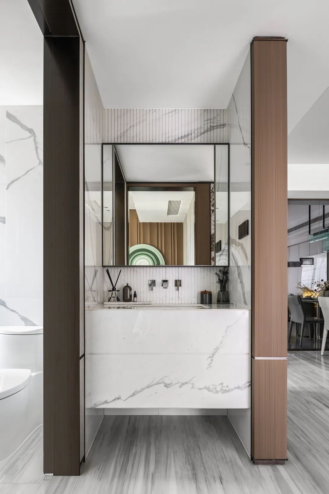 現代簡約風格室內設計家裝案例-衛生間 現代簡約風格室內設計家裝案例-衛生間