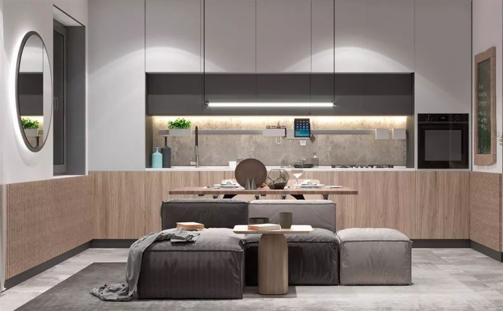 佛山市泰豐千璽灣現代簡約風格公寓裝修案例