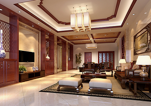 茂名市成就雅居歐式風格二居室裝修案例