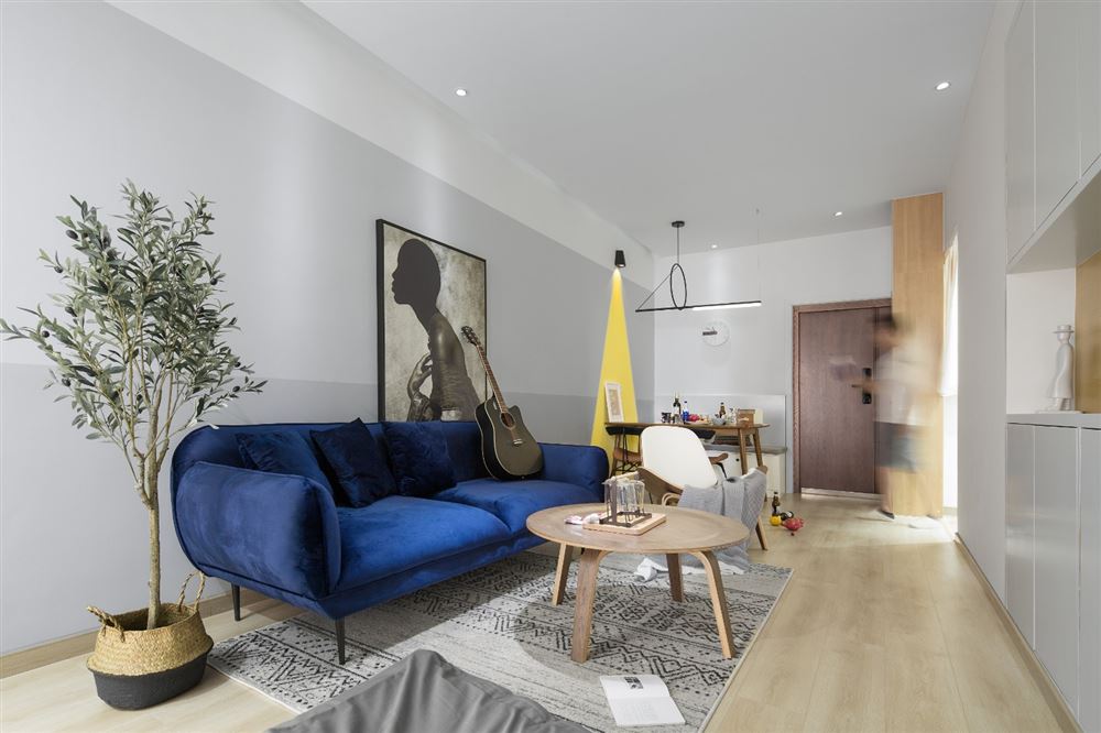 佛山市恒大雅苑北歐風格二居室裝修案例