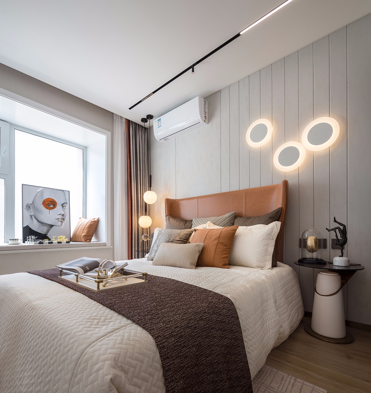 北歐風格家裝設計室內(nèi)裝修效果圖-主臥 北歐風格家裝設計室內(nèi)裝修效果圖-主臥