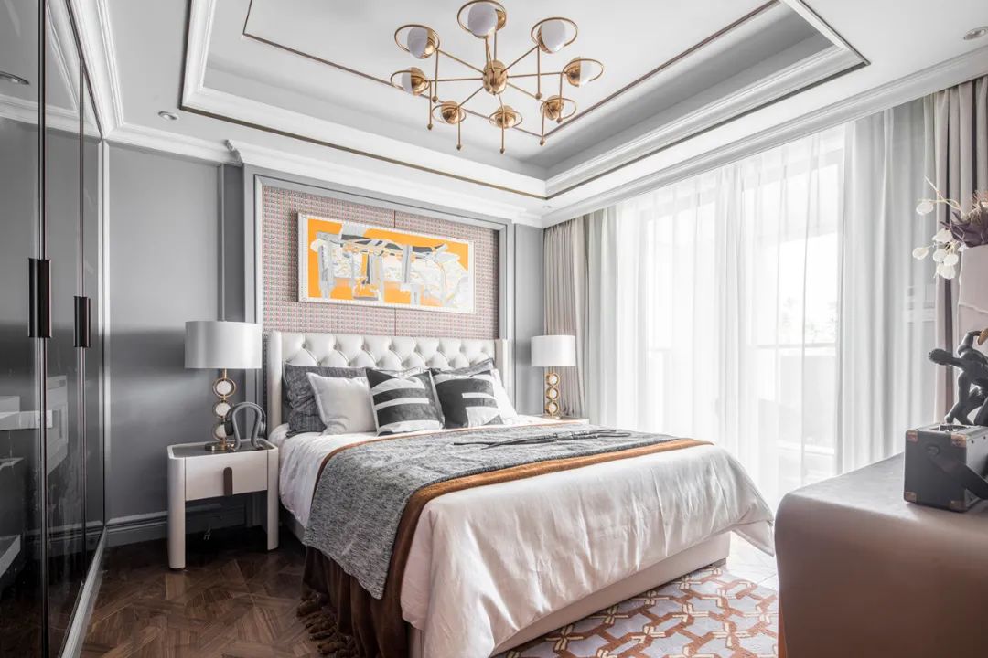 時尚輕奢風格室內設計家裝案例-次臥 時尚輕奢風格室內設計家裝案例-次臥