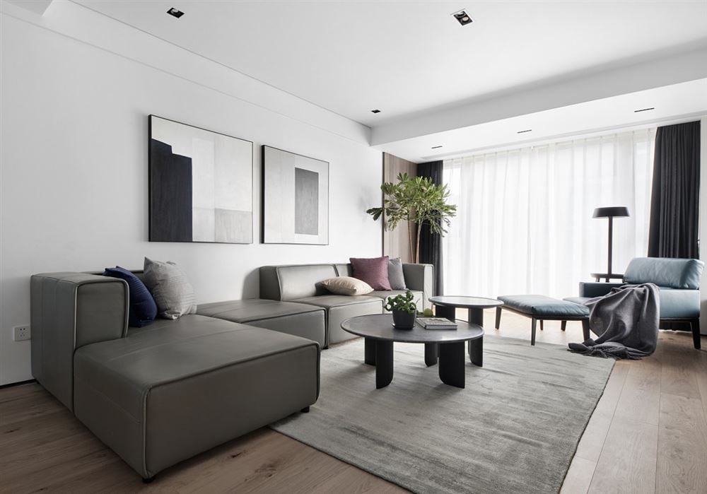 江門市鶴山堅美園現代簡約風格三居室裝修案例