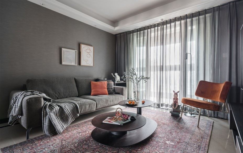 江門市保利中央公園現代簡約風格三居室裝修案例