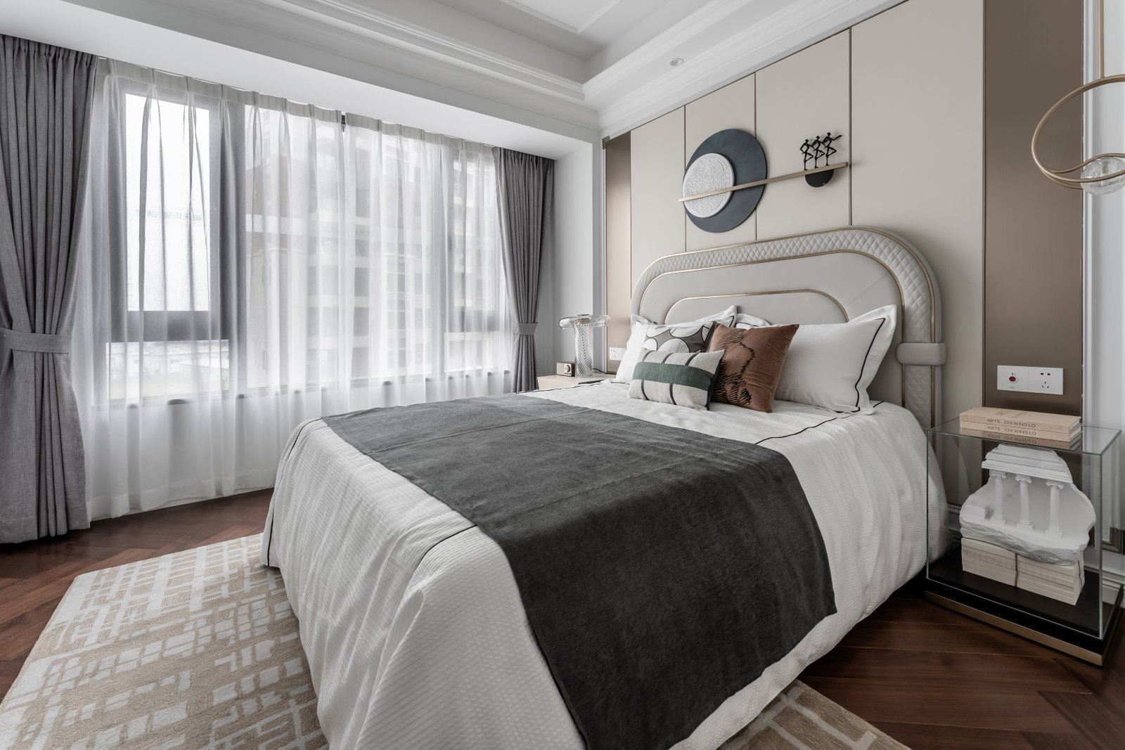 簡歐輕奢風格室內設計家裝案例-臥室 簡歐輕奢風格室內設計家裝案例-臥室