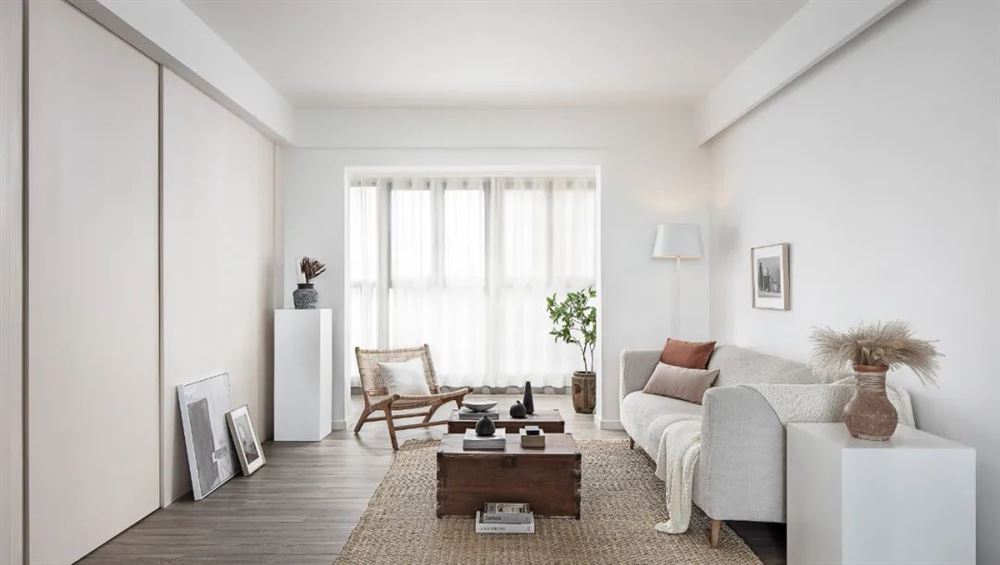 廣州市疊翠峰現代簡約風格三居室裝修案例