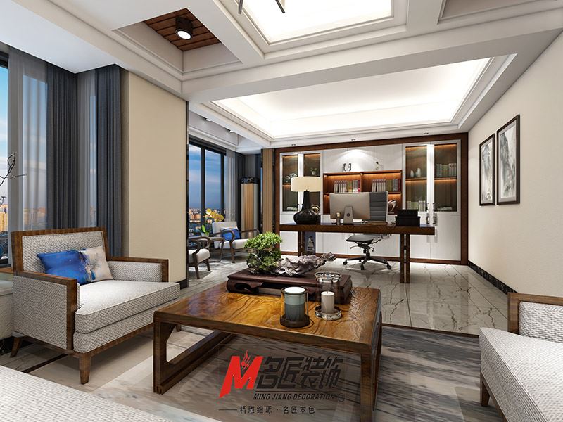 揭陽(yáng)市仙橋宿舍現(xiàn)代風(fēng)格辦公空間裝修案例