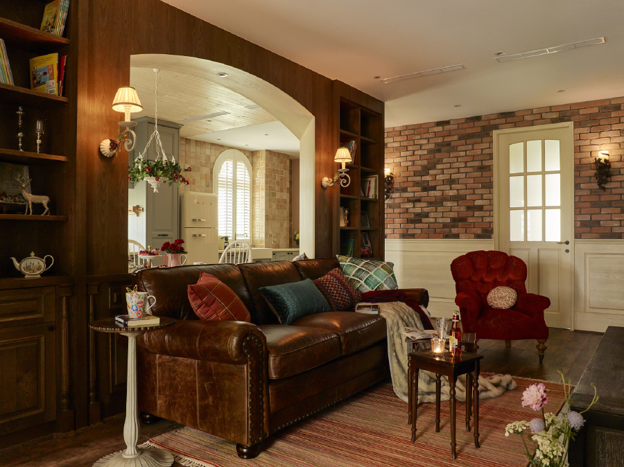 南航碧花園別墅360平米田園風格裝修案例-客廳 南航碧花園別墅360平米田園風格裝修案例-客廳