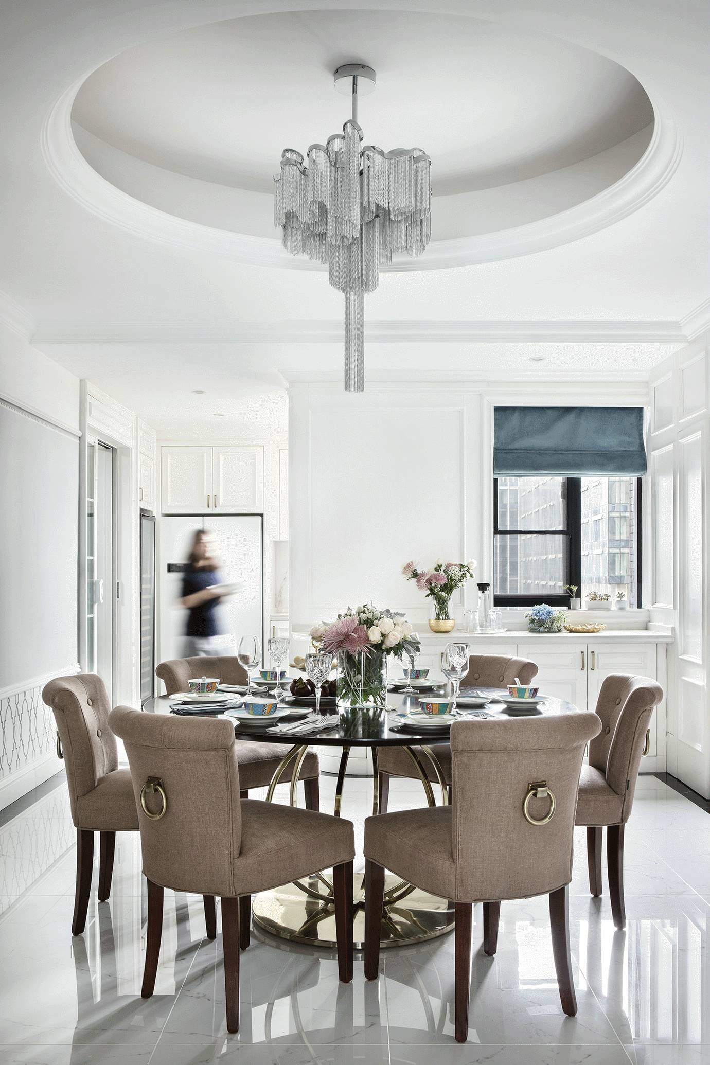 簡歐輕奢風(fēng)格家裝設(shè)計室內(nèi)裝修效果圖-餐廳 簡歐輕奢風(fēng)格家裝設(shè)計室內(nèi)裝修效果圖-餐廳