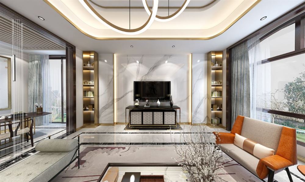 廣州市碧桂園星薈歐式風格三居室裝修案例