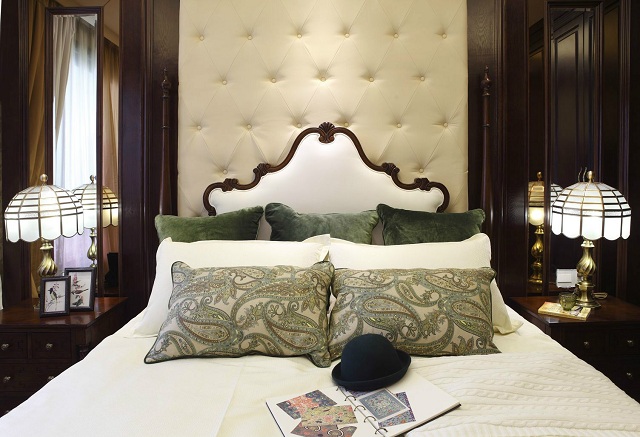 裝修案例新古典復古風格室內裝修效果圖-臥室 裝修案例新古典復古風格室內裝修效果圖-臥室