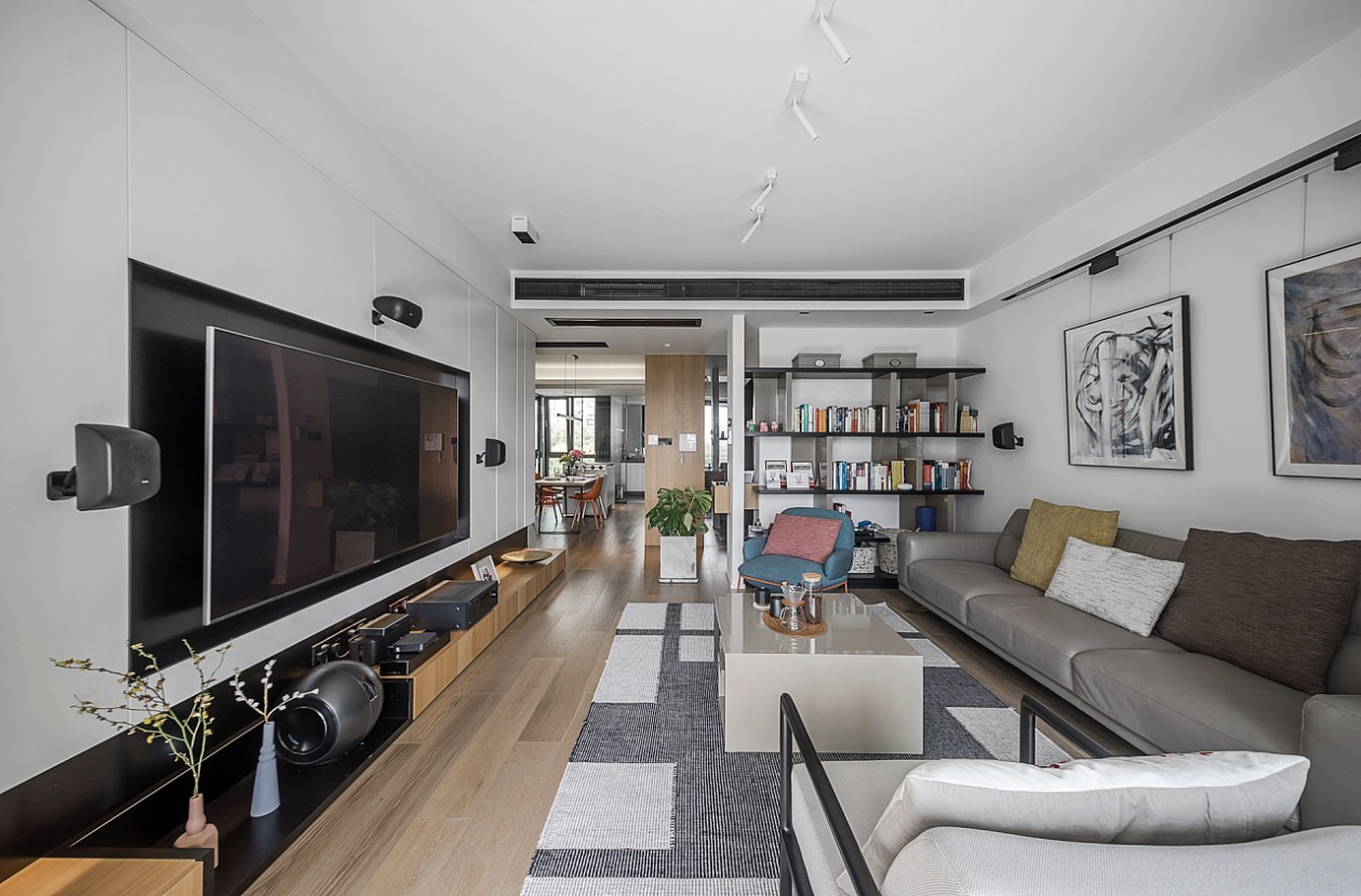 現(xiàn)代簡約風格室內(nèi)設計家裝案例-客廳