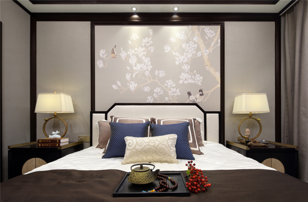 新古典風格室內家裝案例效果圖-主臥 新古典風格室內家裝案例效果圖-主臥