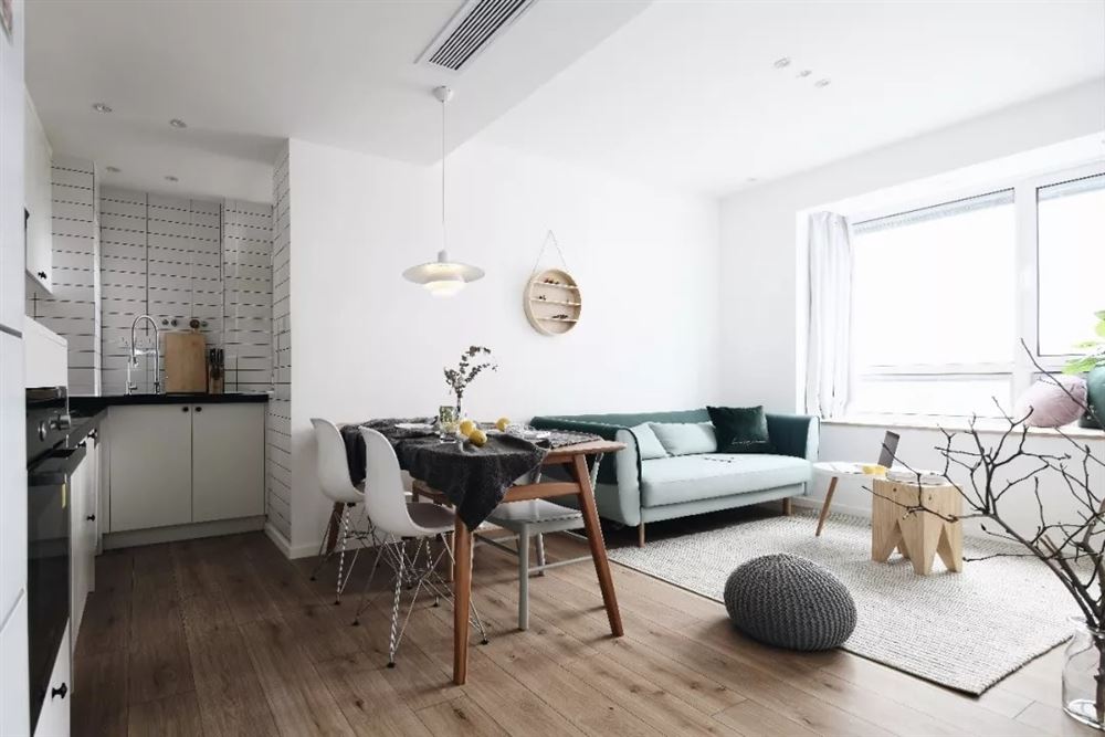 江門市嶺江一品北歐風格三居室裝修案例