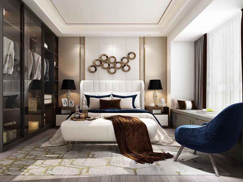 茂名市東方明珠輕奢風格四居室裝修案例