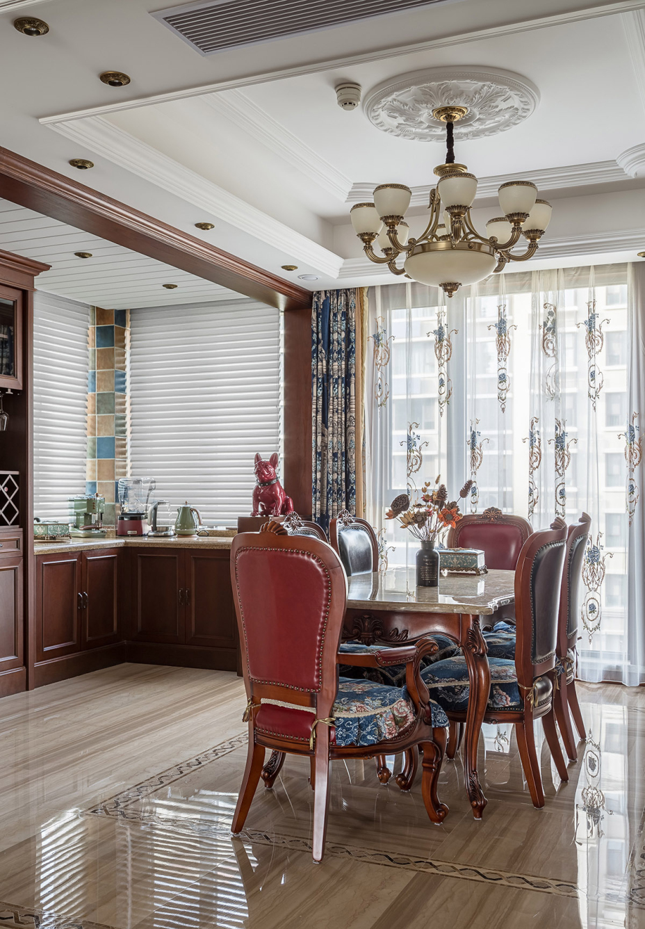 新古典風(fēng)格家裝設(shè)計(jì)室內(nèi)裝修效果圖-餐廳 新古典風(fēng)格家裝設(shè)計(jì)室內(nèi)裝修效果圖-餐廳