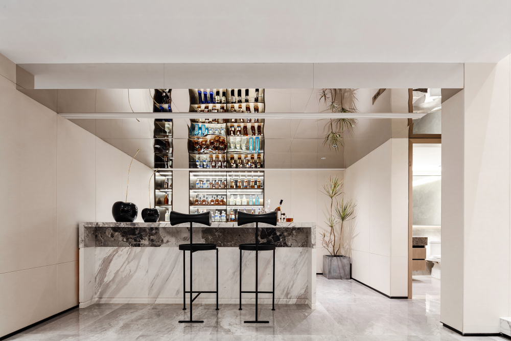 現代簡約風格別墅設計家裝案例-吧臺 現代簡約風格別墅設計家裝案例-吧臺