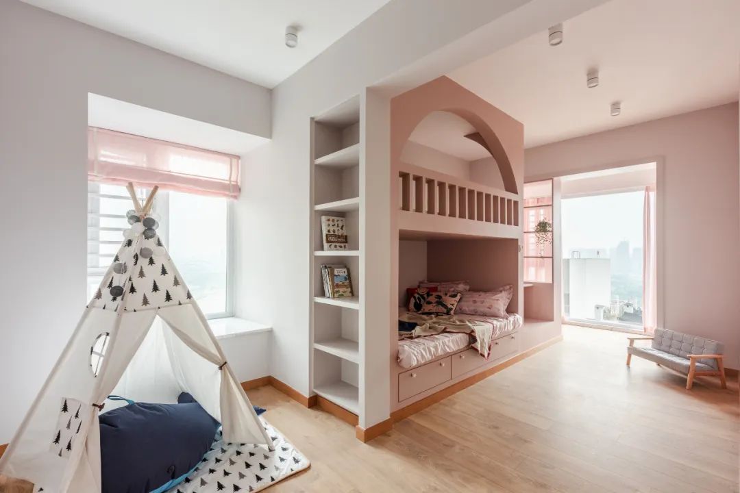 現代原木風格室內設計家裝案例-兒童房 現代原木風格室內設計家裝案例-兒童房