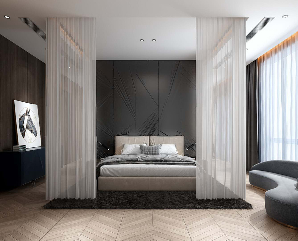 裝修公司現(xiàn)代輕奢風(fēng)格別墅裝修效果圖-臥室 裝修公司現(xiàn)代輕奢風(fēng)格別墅裝修效果圖-臥室