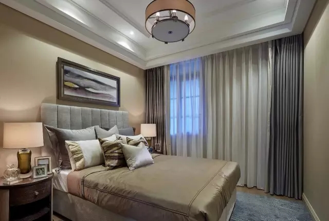 佛山裝修公司新中式風格室內裝修效果圖-次臥 佛山裝修公司新中式風格室內裝修效果圖-次臥