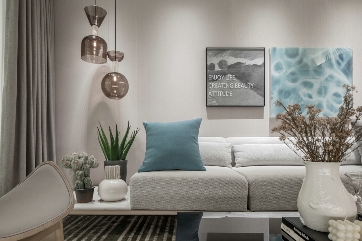 現代輕奢風格室內設計家裝案例-客廳沙發 現代輕奢風格室內設計家裝案例-客廳沙發