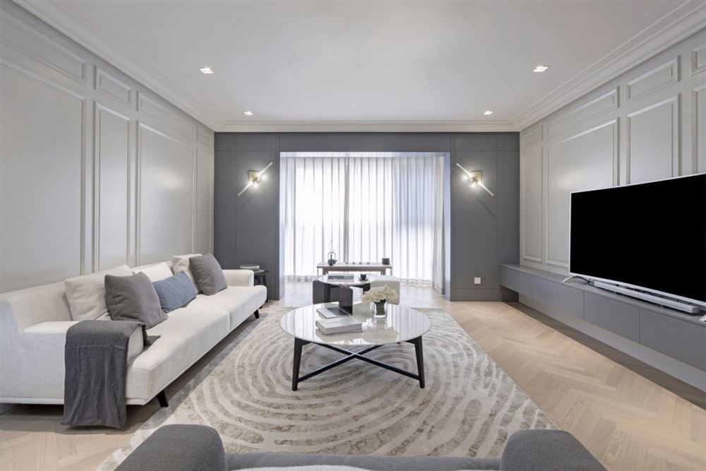 湛江市萬洲花園現代簡約風格四居室裝修案例