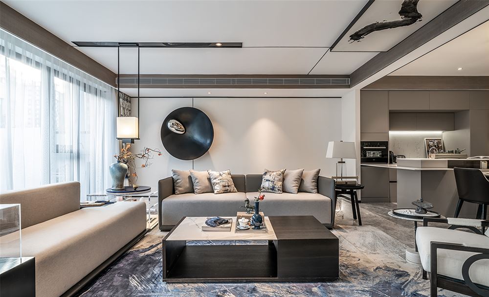 曲靖市東升醫(yī)藥新中式風(fēng)格別墅裝修案例