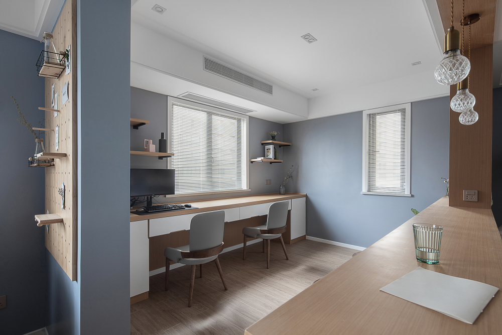 北歐莫蘭迪風格室內設計家裝案例-書房 北歐莫蘭迪風格室內設計家裝案例-書房