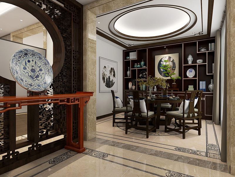佛山市碧桂園·嶺南盛世新中式風(fēng)格別墅裝修案例