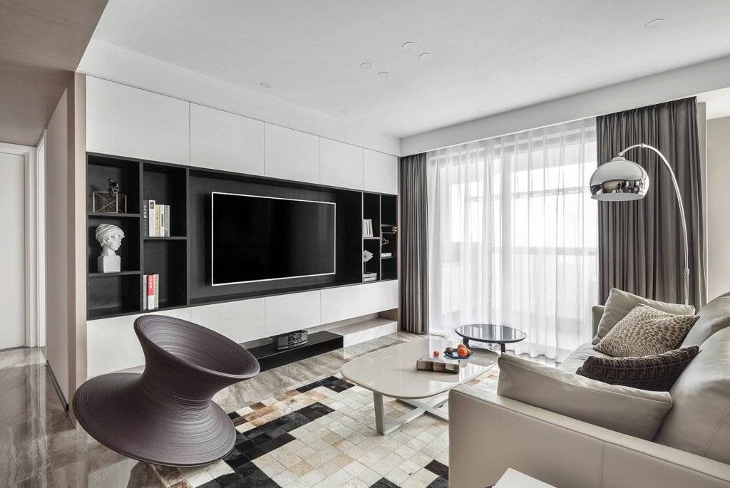 韶關市華盛達中央廣場現代簡約風格三居室裝修案例