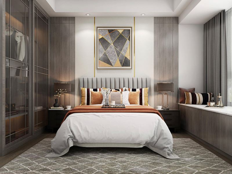 茂名市粵西明珠現代簡約風格三居室裝修案例