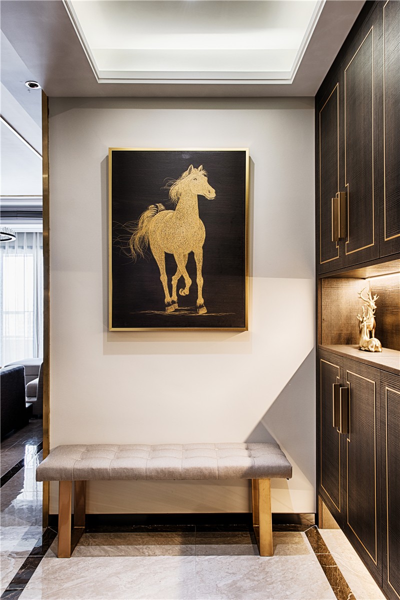 后現(xiàn)代港式風格家裝設計室內(nèi)裝修效果圖-玄關 后現(xiàn)代港式風格家裝設計室內(nèi)裝修效果圖-玄關