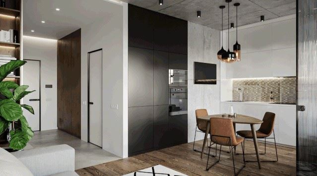 廣州市科熙花園現代簡約風格公寓裝修案例