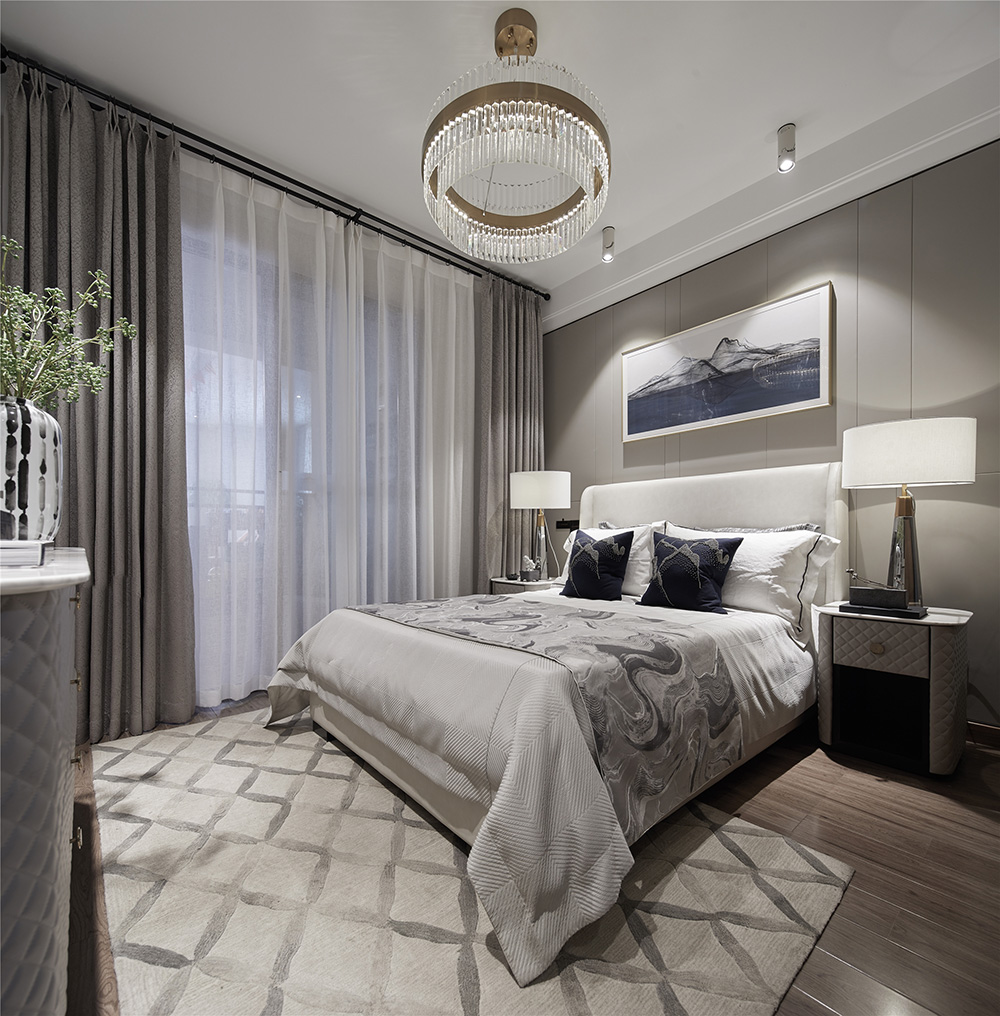 現(xiàn)代簡約風(fēng)格室內(nèi)裝修效果圖-恒大新城二居95平米-臥室 現(xiàn)代簡約風(fēng)格室內(nèi)裝修效果圖-恒大新城二居95平米-臥室