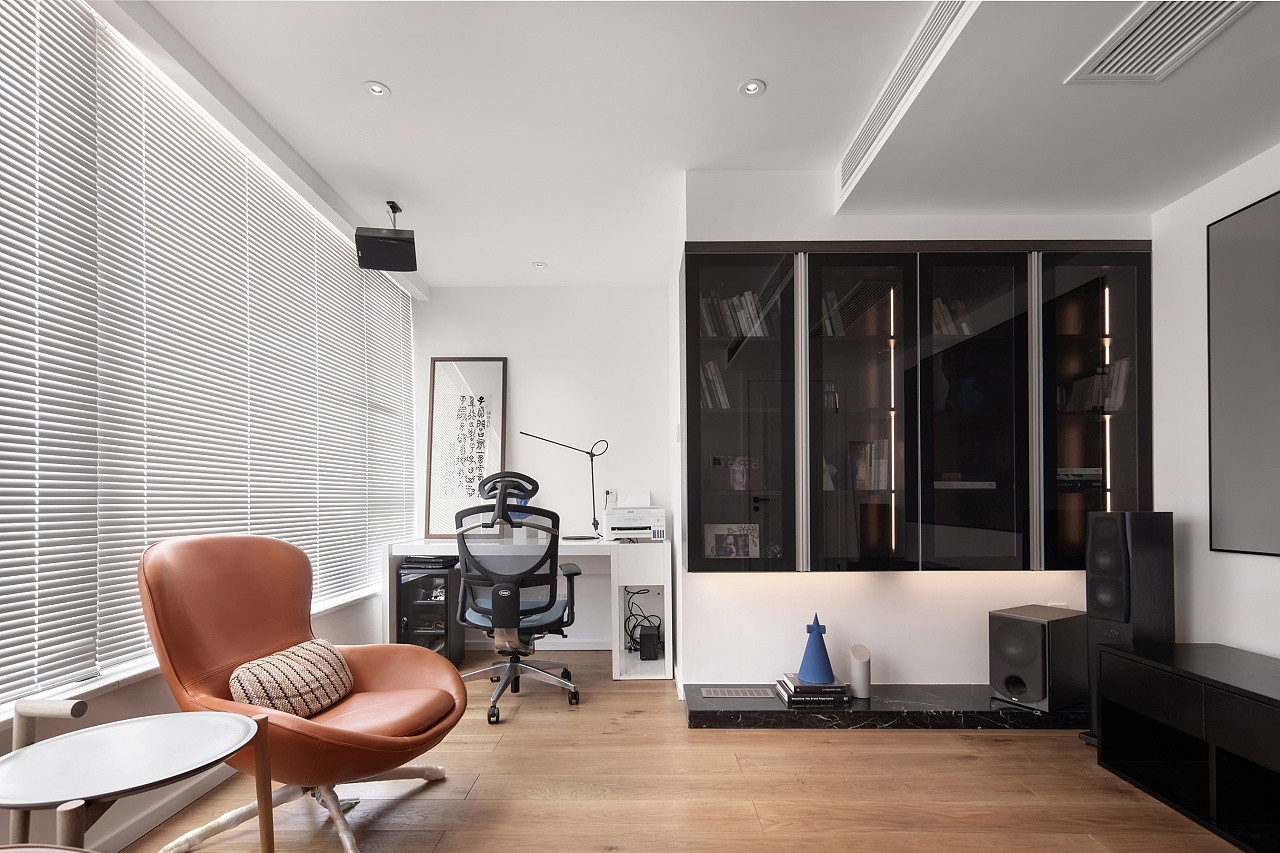 裝修公司現代極簡風格室內裝修效果圖-書房 裝修公司現代極簡風格室內裝修效果圖-書房